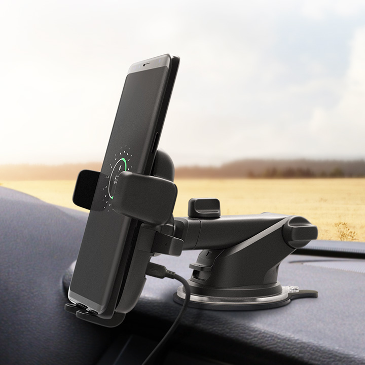 Автодержатель iOttie Car and Desk Holder Qi Wireless Fast Charging Mount Easy One Touch 4 (HLCRIO134)